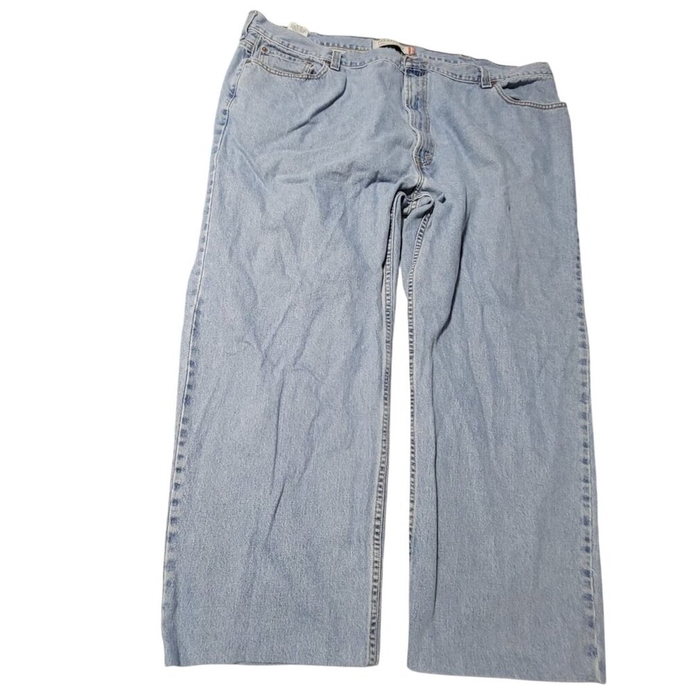 Levis 550 Relaxed Fit Jeans Mens Size 50 Straight High Waist Light Wash Denim